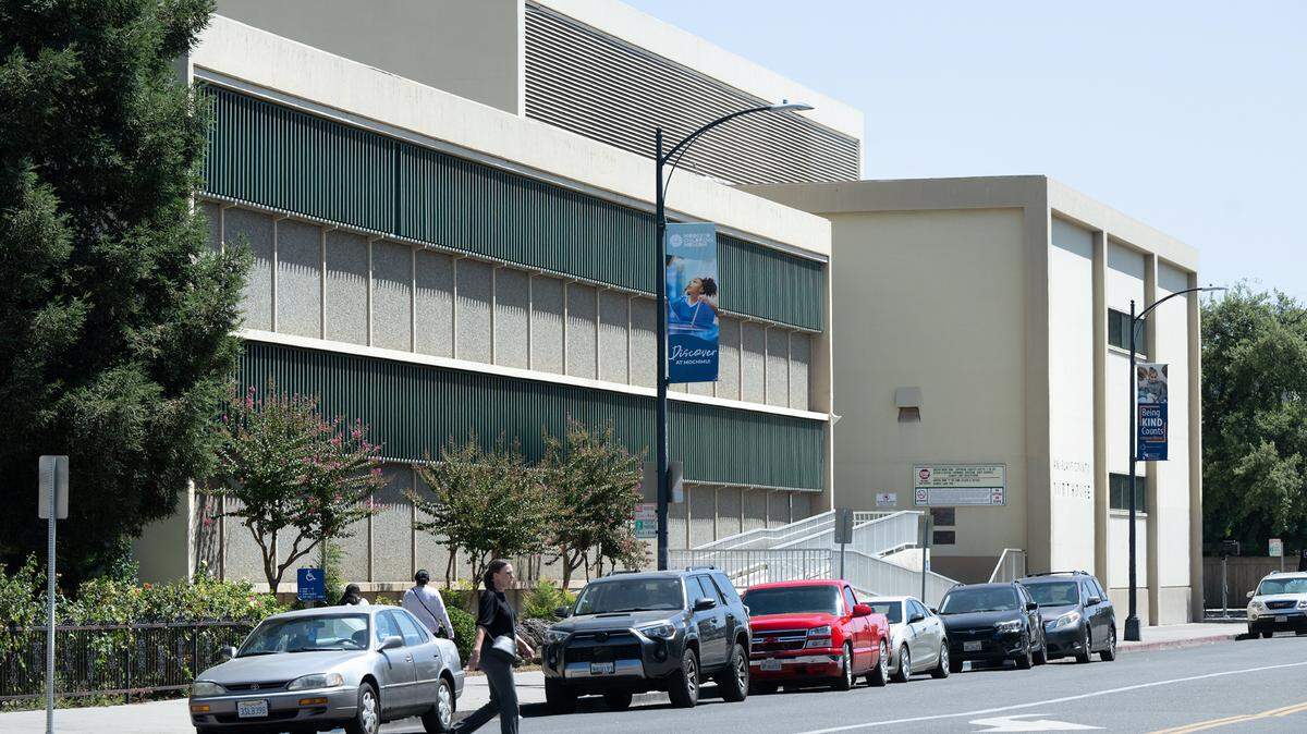 Current Stanislaus County courthouse on 11th Street in Modesto, Calif., Thursday, Aug. 22, 2024. 