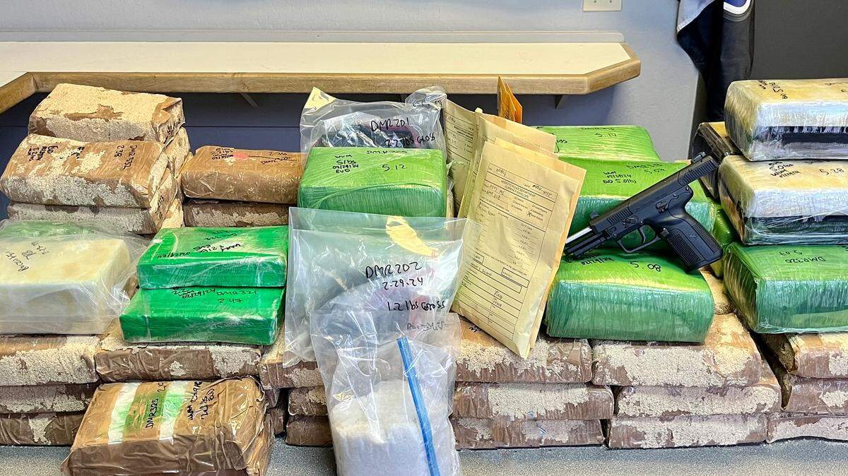 Over 300 pounds of drugs were found during a search warrant executed by Modesto Police Department’s Major Crimes Unit on Wednesday, Feb. 28, 2024.