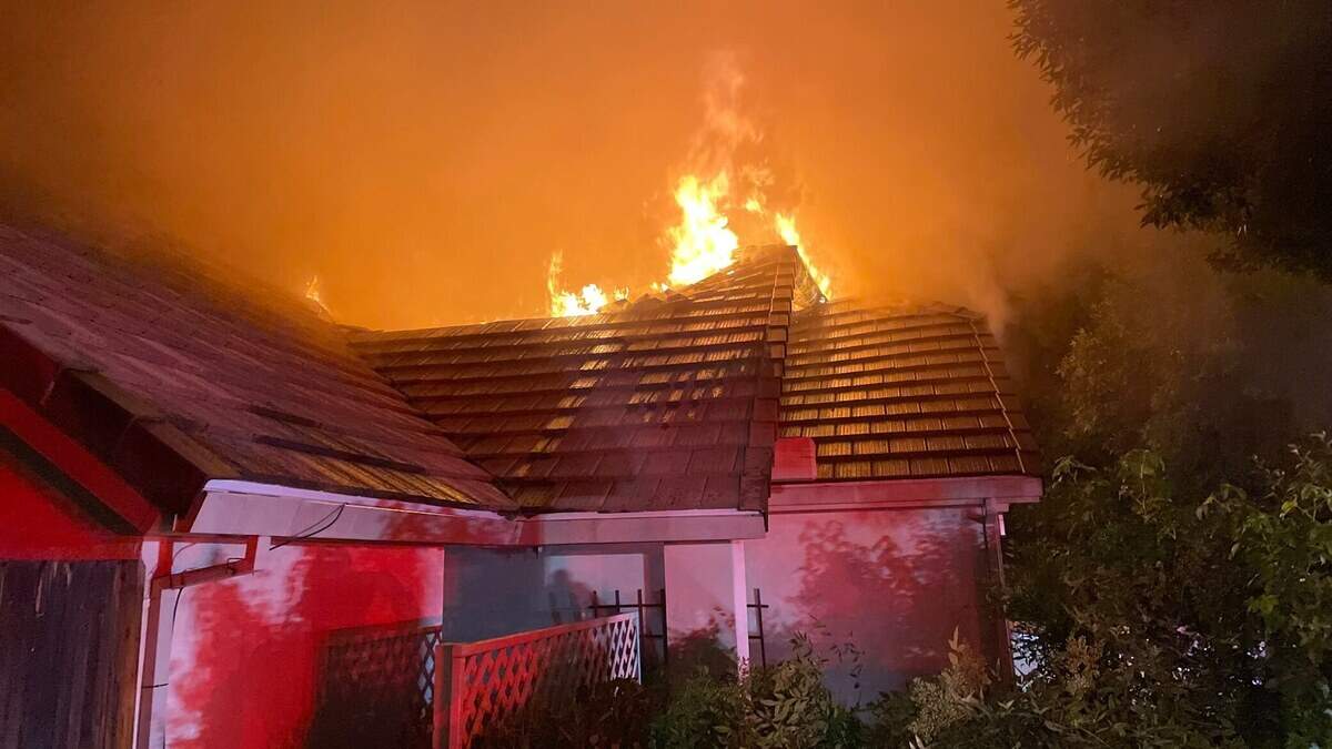 A home on Black Walnut Drive in northeast Modesto is considered a total loss from fire damage and because it had been heavily modified for growing marijuana, according to the Modesto Fire Department. The fire was early Sunday, July 18, 2021.