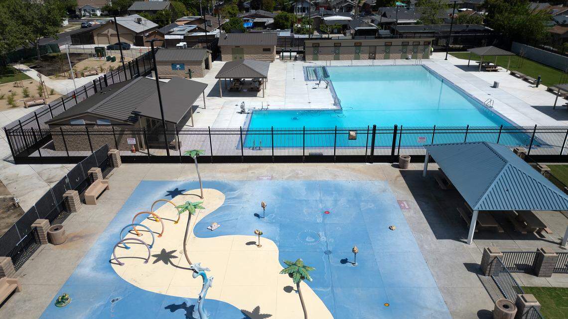 Columbia Park pool in Turlock, Friday, April 11, 2025.