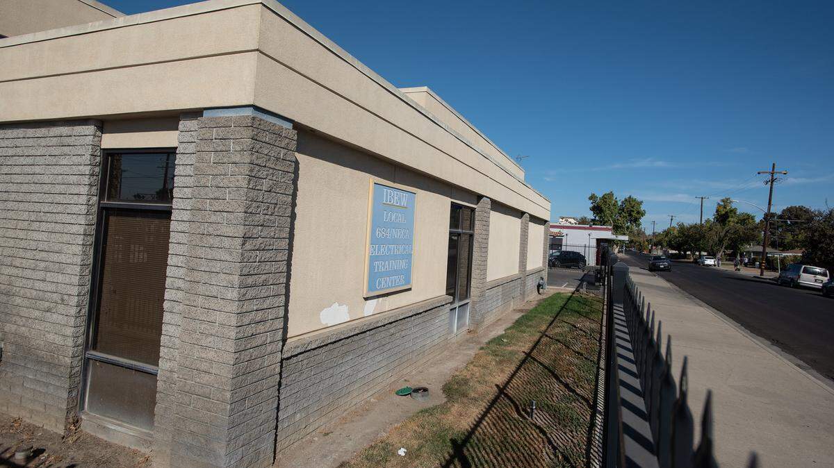 International Brotherhood of Electrical Workers training center on Phoenix Avenue at Yosemite Boulevard in Modesto, Calif., Thursday, Oct. 27, 2022.