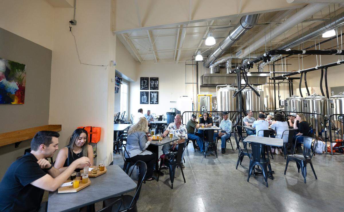 Black Orchid Brewing Company has a soft opening at 2101 Sylvan Ave Suite 106A in Modesto, Calif., Friday, May 3, 2024.