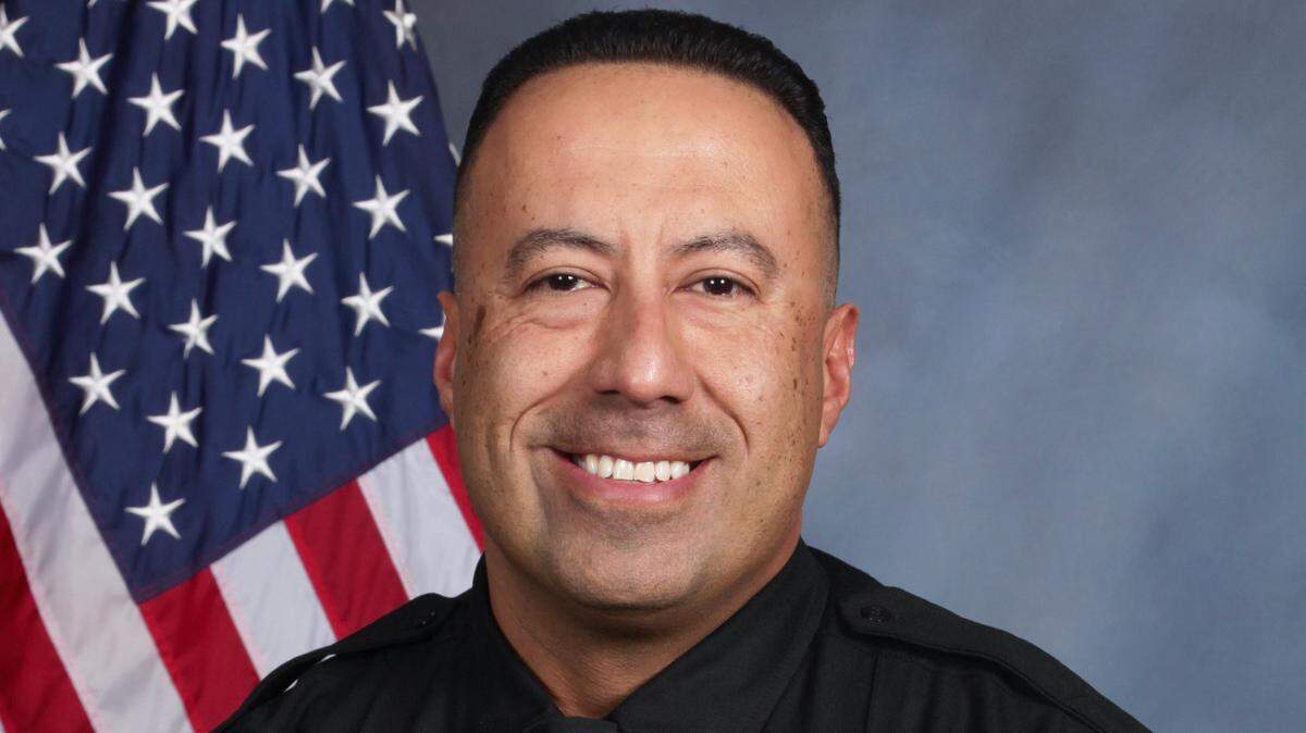 Stanislaus County Sheriff Deputy Antonio “Tony” Hinostroza (45) was killed in a vehicle collision just before 10:00 PM on Sunday November 25, 2018 just outside of Riverbank, Calif. Deputy Hinostroza was responding to assist Riverbank Police Services deputies on a vehicle pursuit when he collided with a power pole at the intersection of Terminal Avenue and Claribel Road.