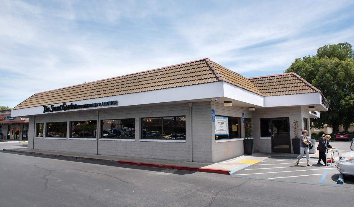 The Secret Garden restaurant and lounge in the Century Center in Modesto, Calif., on Thursday, May 19, 2022.