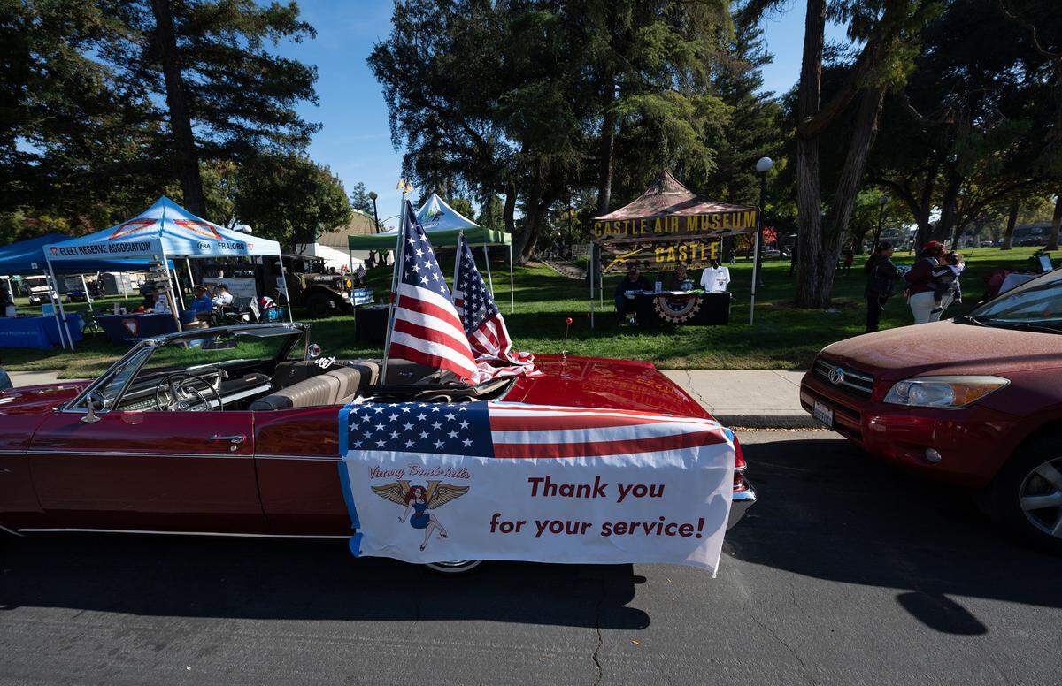 Veterans Day Parade in Modesto, Calif., Saturday, Nov. 11, 2023.