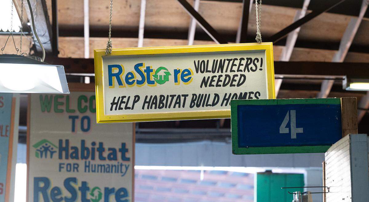 Habitat for Humanity ReStore on Kearney Avenue in Modesto, Calif., on Friday, April 15, 2022.