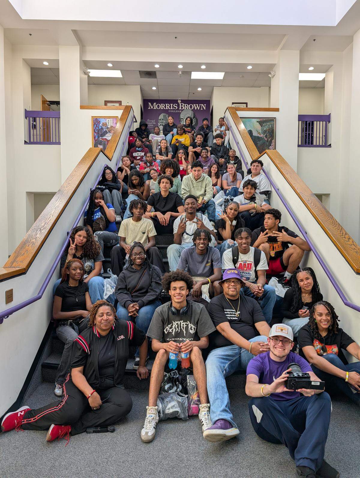 Modesto students visit Morris Brown College in Atlanta.