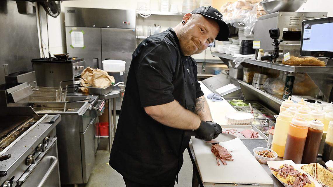 See behind the scenes in kitchen at Modesto restaurant as chef preps special menu