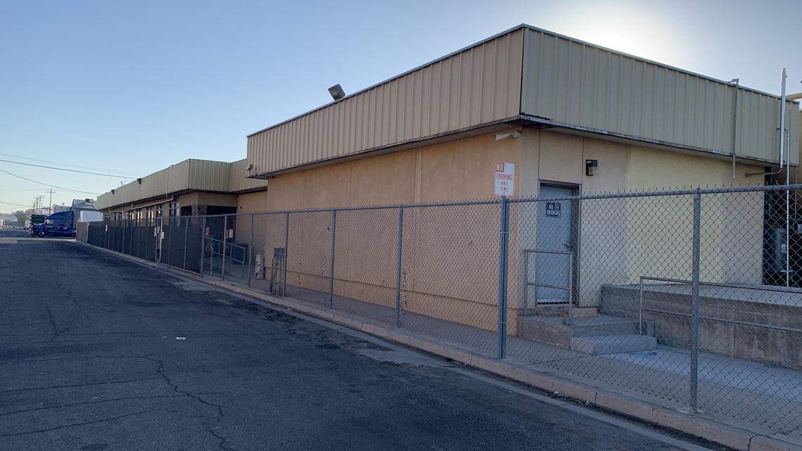 Pictured is the building at 680 D St. in Turlock where an indoor grow of nearly 4,000 marijuana plants and other drugs were found.