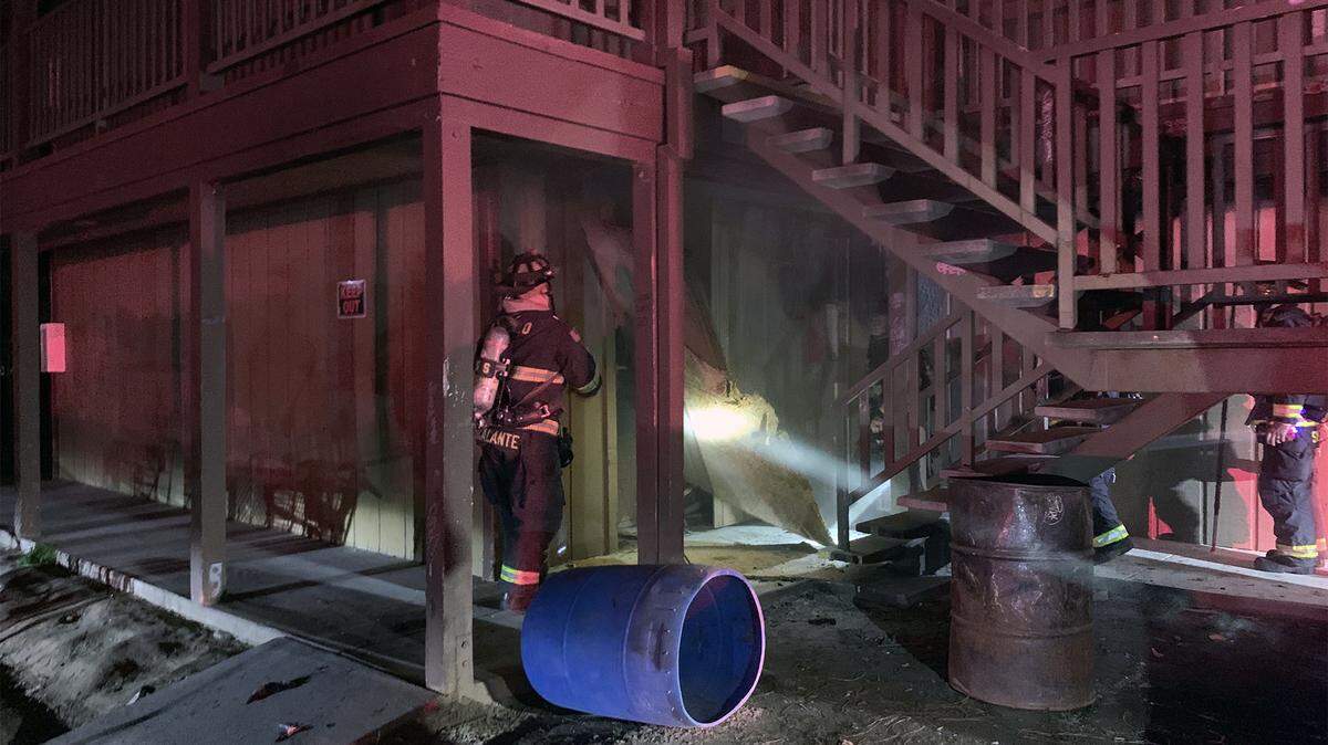 Modesto Fire crews responded to a fire at the condemned Budgetel Inns & Suites yesterday evening March 7, 2019 in Modesto, Calif. Two mattresses were on fire on the property. There were no injuries reported.