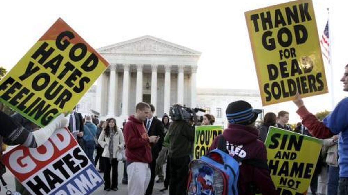 Supreme Court Funeral Protests