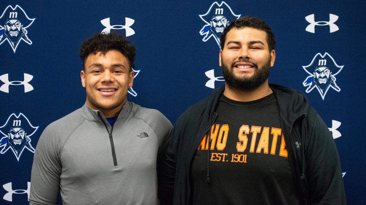 MJC running back Aiden Taylor (Central Catholic) and center Alex Ramirez (Beyer) committed to play NCAA Division I football at Idaho State next year.