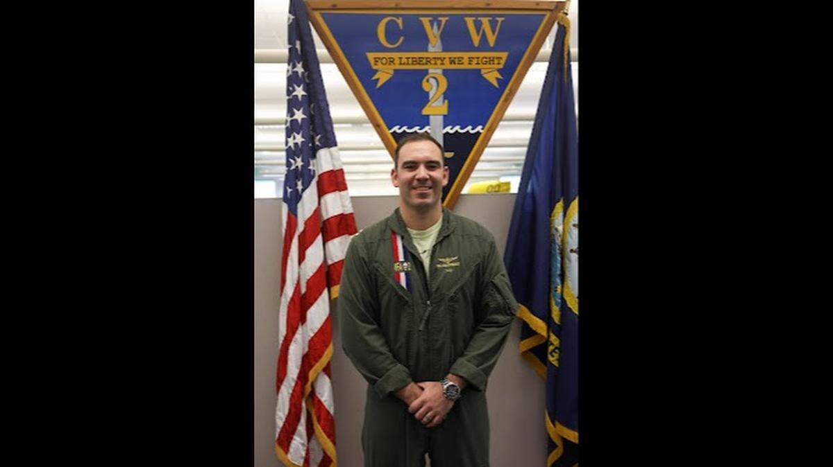 Oakdale native and Navy Lt. Dalton Stewart will be one of eight military pilots in a flyover at the Super Bowl on Sunday.