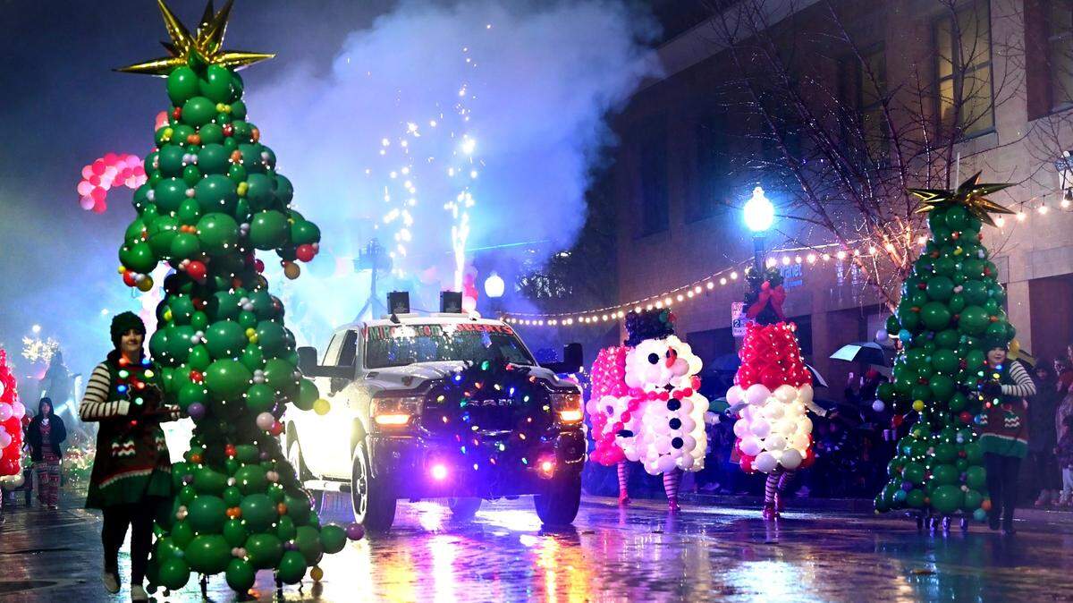 The Celebration of Lights parade, pictured here in 2022, will return to downtown Modesto on Dec. 6.