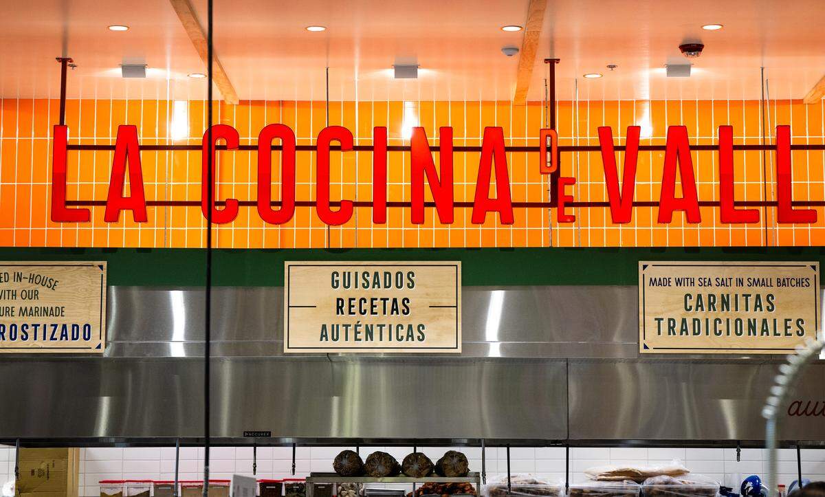 Department signage is new at the Vallarta Supermarkets store in Century Center in Modesto, Tuesday, Aug. 26, 2025.  