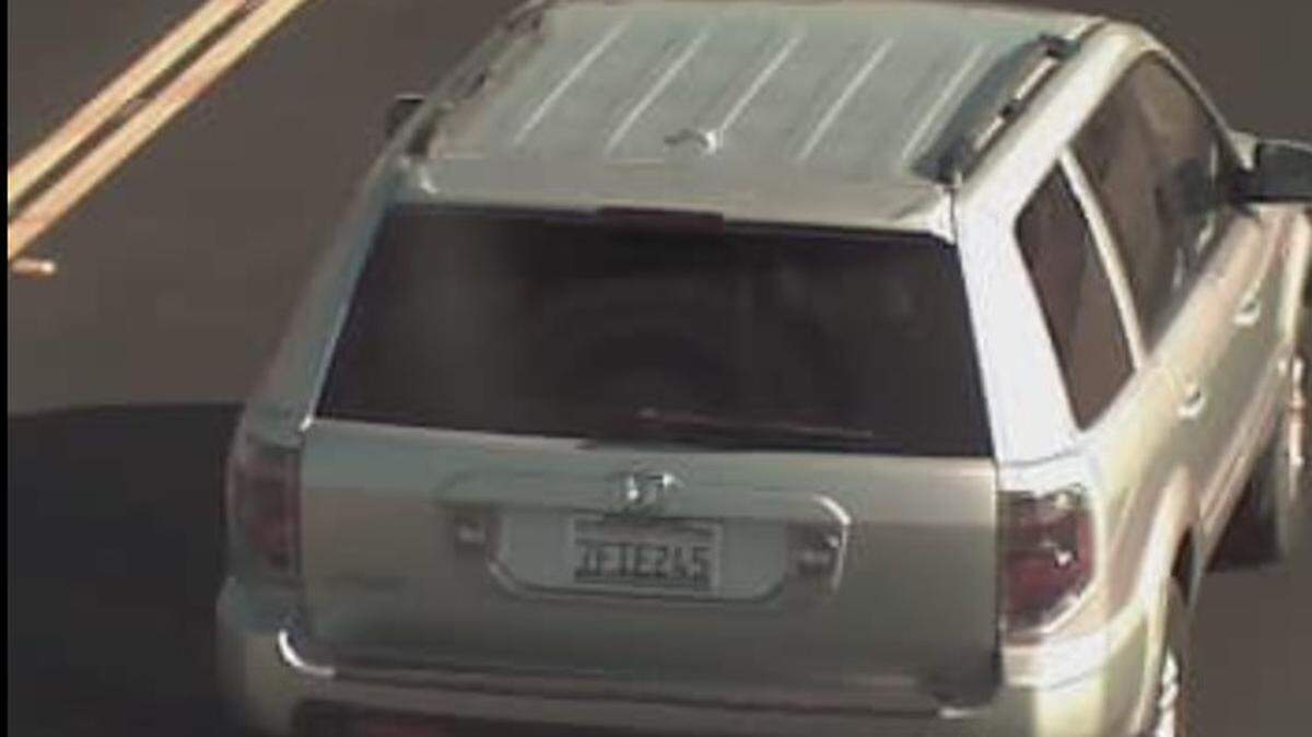 San Joaquin Sheriff’s Office detectives are seeking this Honda Pilot SUV that belonged to Manteca homicide victim Chenin Carlson. Her body was found in the Tracy Aqueduct on Sunday.