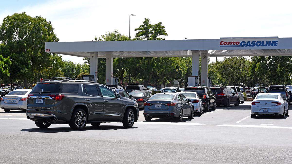 A busy Costco gas station on Pelandale avenue is pictured Monday afternoon July 1, 2019 in Modesto, Calif.