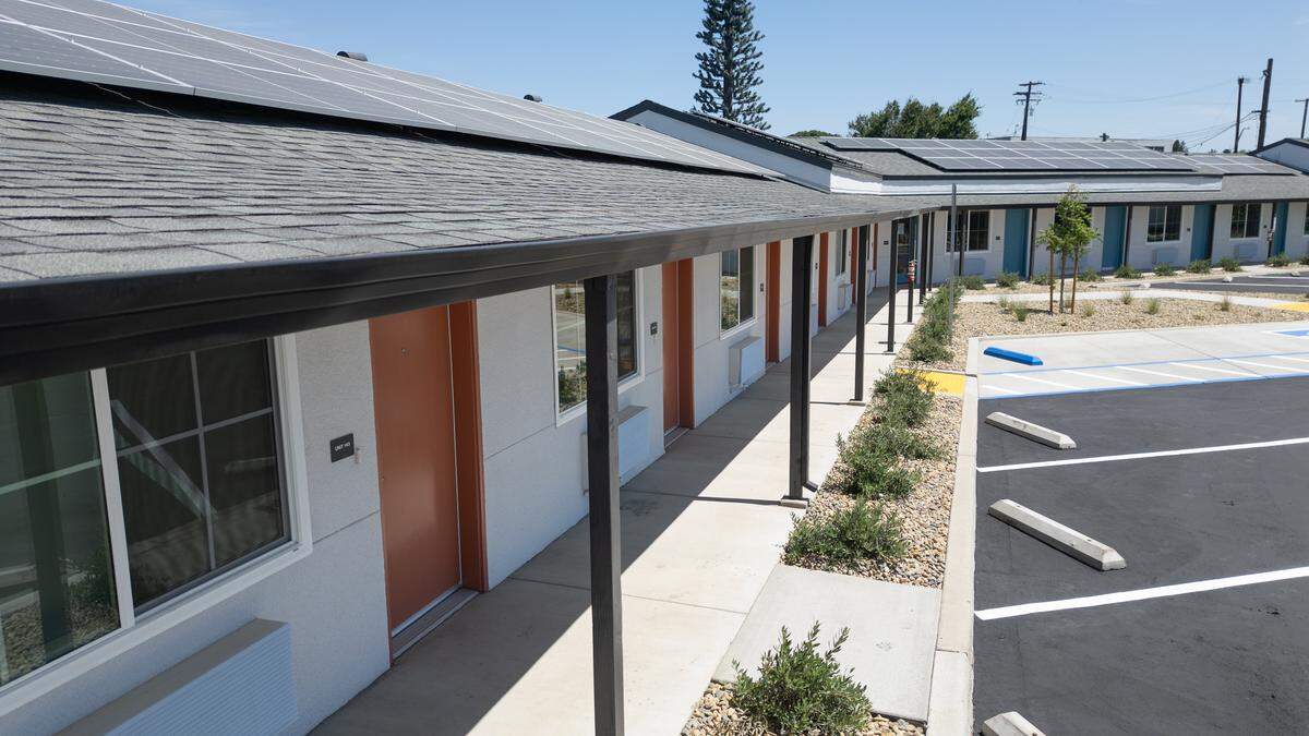 Jenny’s Place in Modesto, Thursday, May 29, 2025. The project provides permanent housing for individuals experiencing homelessness. 38 units will house youth 18-24 and 15 units will have no age restrictions, one unit will have an on site manager.