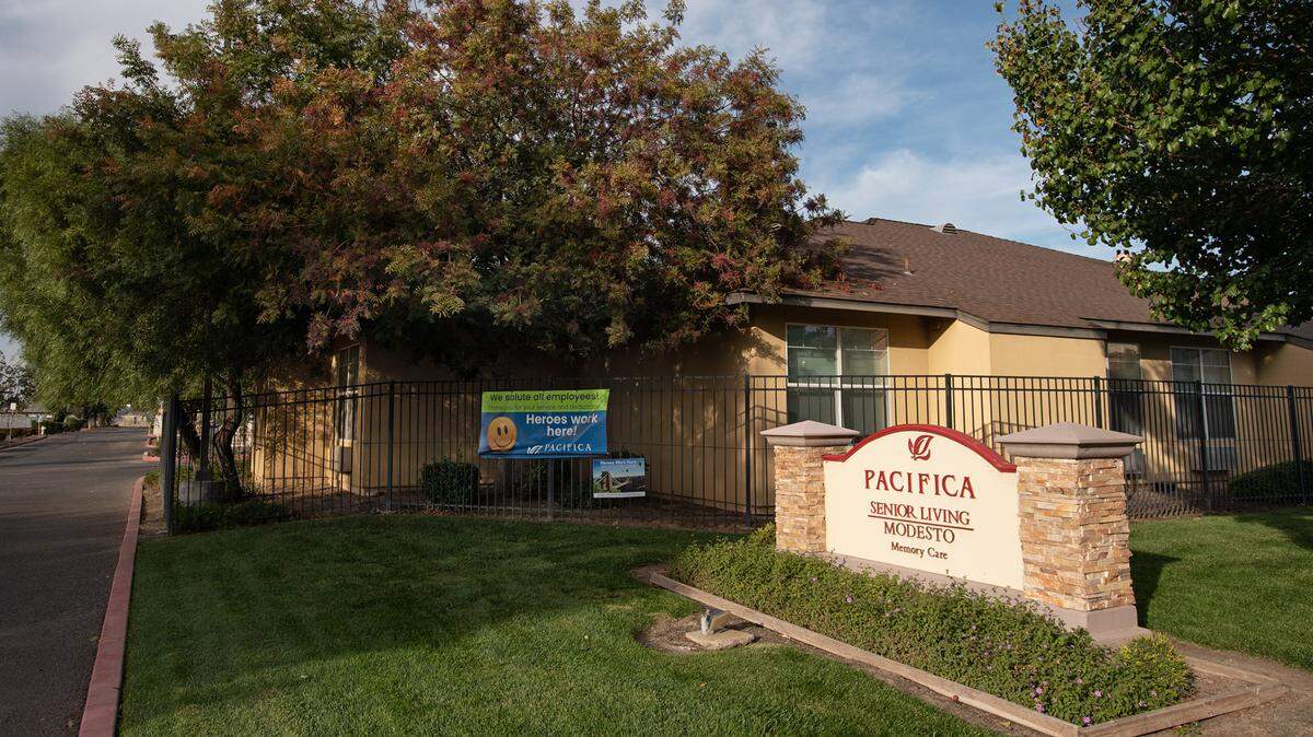 Pacifica Senior Living in Modesto, Calif., on Tuesday, Oct. 19, 2021.