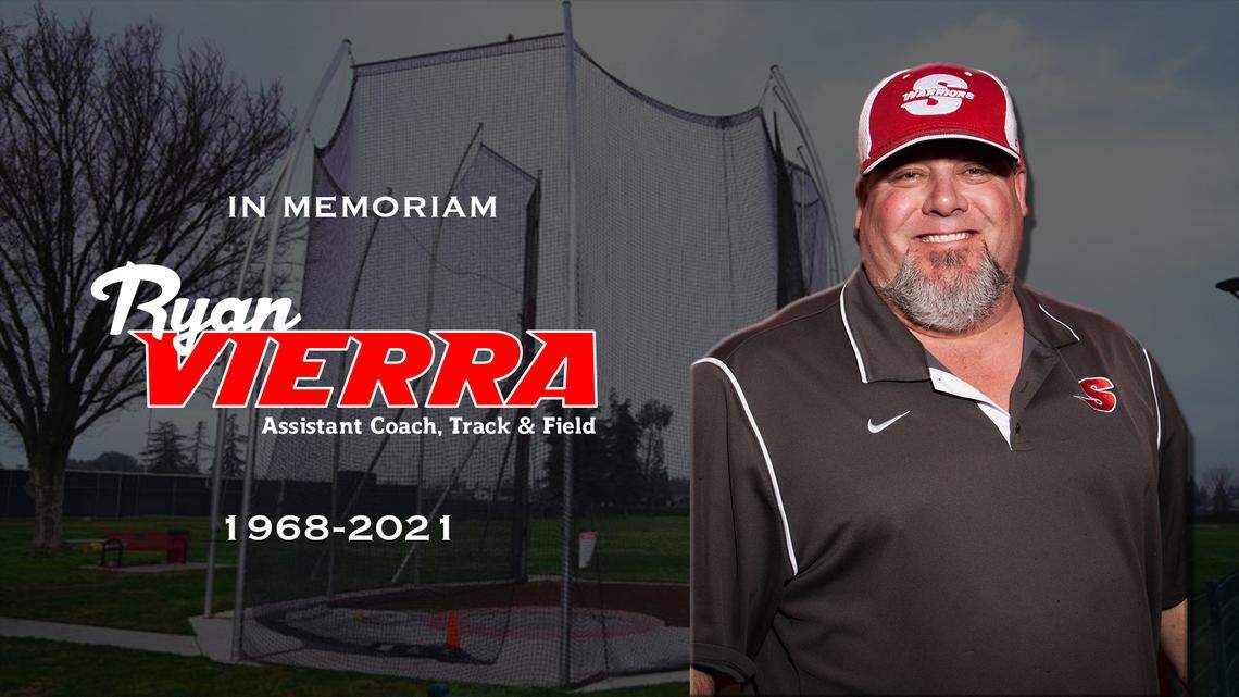 Ryan Vierra, a longtime track and field coach for Stanislaus State, passed away on Feb. 26.