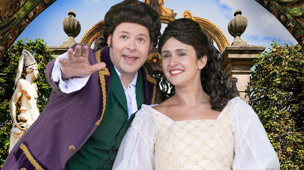 Devony Smith and Michael Desnoyers, star in Opera Modesto’s “Cinderella.”