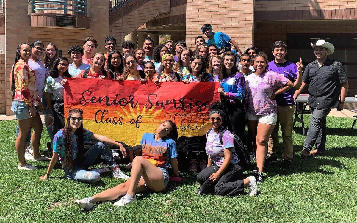 Some members of Johanse High School’s senior class of 2020.
