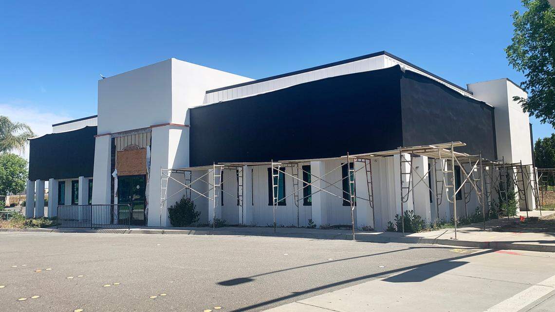Future site of the Natural Healing Center cannabis dispensary on West Monte Vista Avenue in Turlock, Calif., on Friday, May 6, 2022.