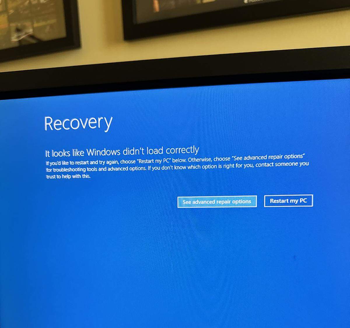 Modesto Councilman Nick Bavaro said this is what he got when he tried to log onto his city computer about 9 a.m. Friday at Tenth Street Place, the city-county government center in downtown.