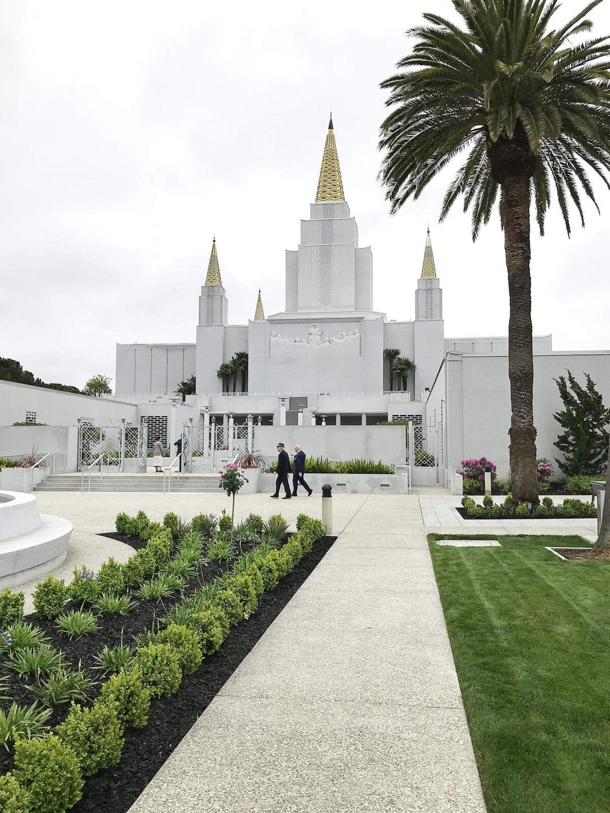 The Oakland Temple of the Church of Jesus Christ of Latter-day Saints is picture in 2019. A new temple is planned for Modesto.