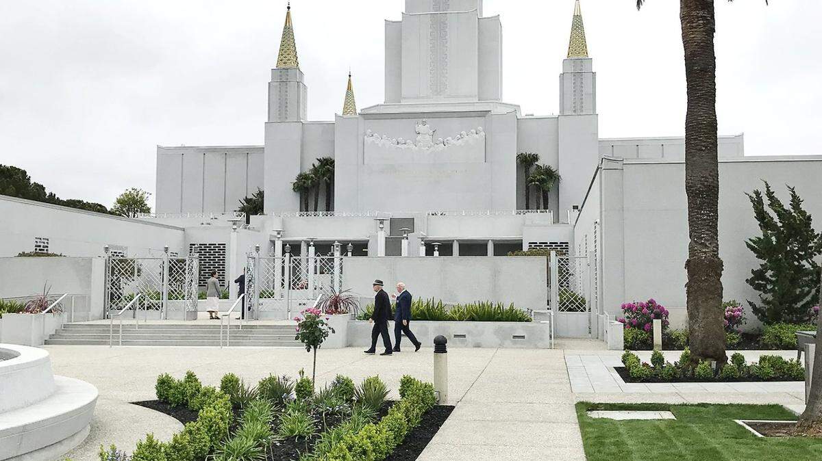 The Oakland Temple of the Church of Jesus Christ of Latter-day Saints is pictured in 2019. A new temple is planned for Modesto.