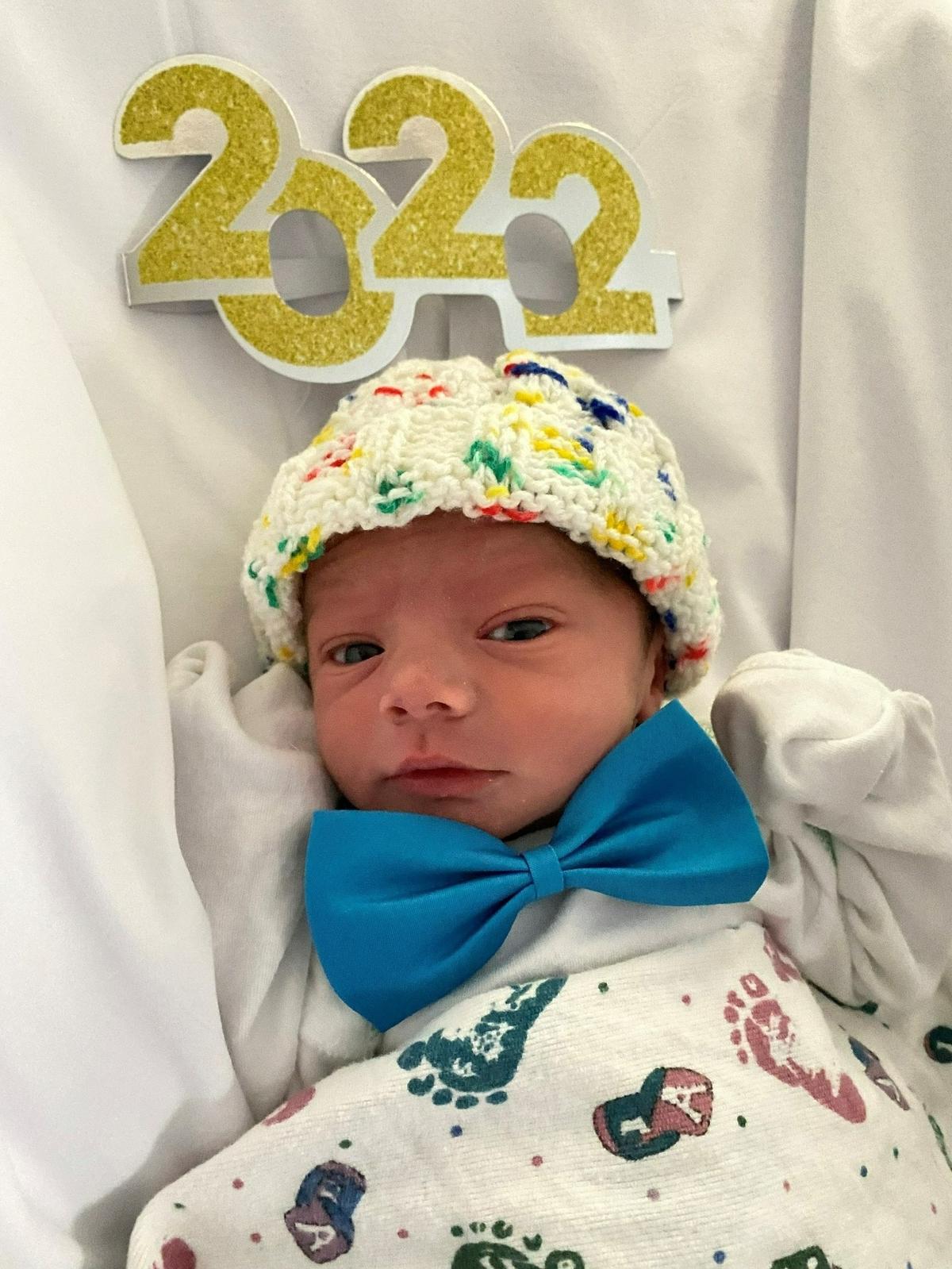 Messiah (no last name available) was born at 3:06 a..m. at Doctors Medical Center in Modesto, Calif. Jan. 1, 2022