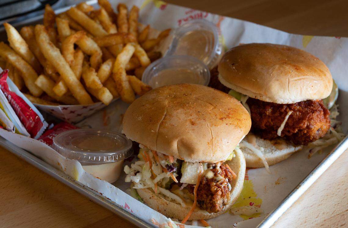 Angry Chickz restaurant in Ceres, Calif., on Thursday, July 15, 2021.