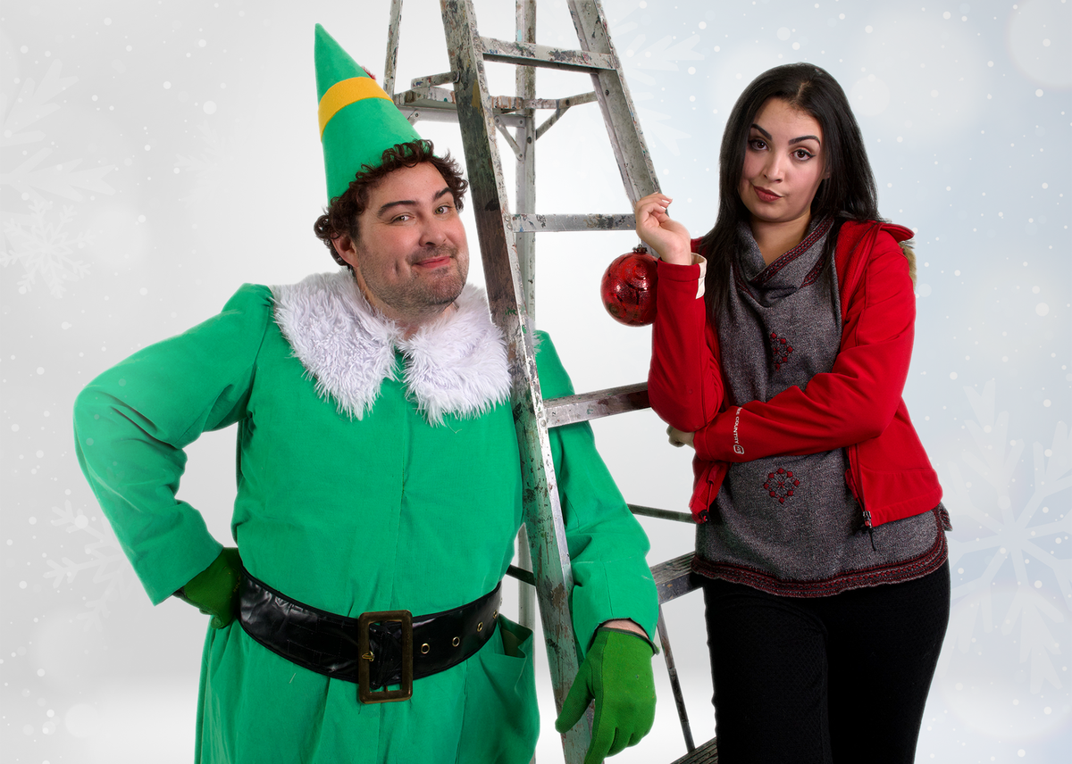 Jerry Lee and Camryn Elias star in Sierra Rep’s “Elf The Musical.”