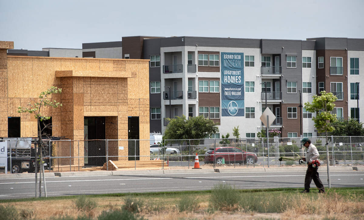 New retail construction and apartment homes on Dale Road in Modesto, Calif., on Wednesday, June 16, 2021.