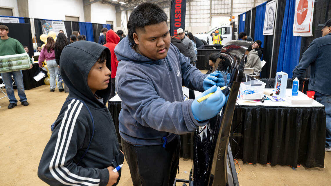 What took thousands of Stanislaus schoolkids to Modesto Junior College?