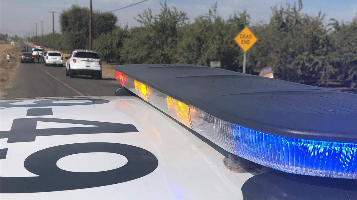 A man’s body was found along West Service Road southwest of Modesto on Sunday morning, Oct. 17, 2021.