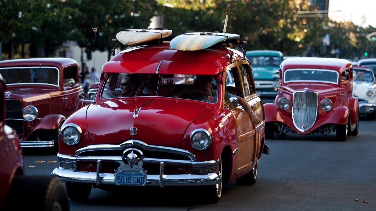 Classic cars and nostalgia at Graffiti Summer in Modesto CA