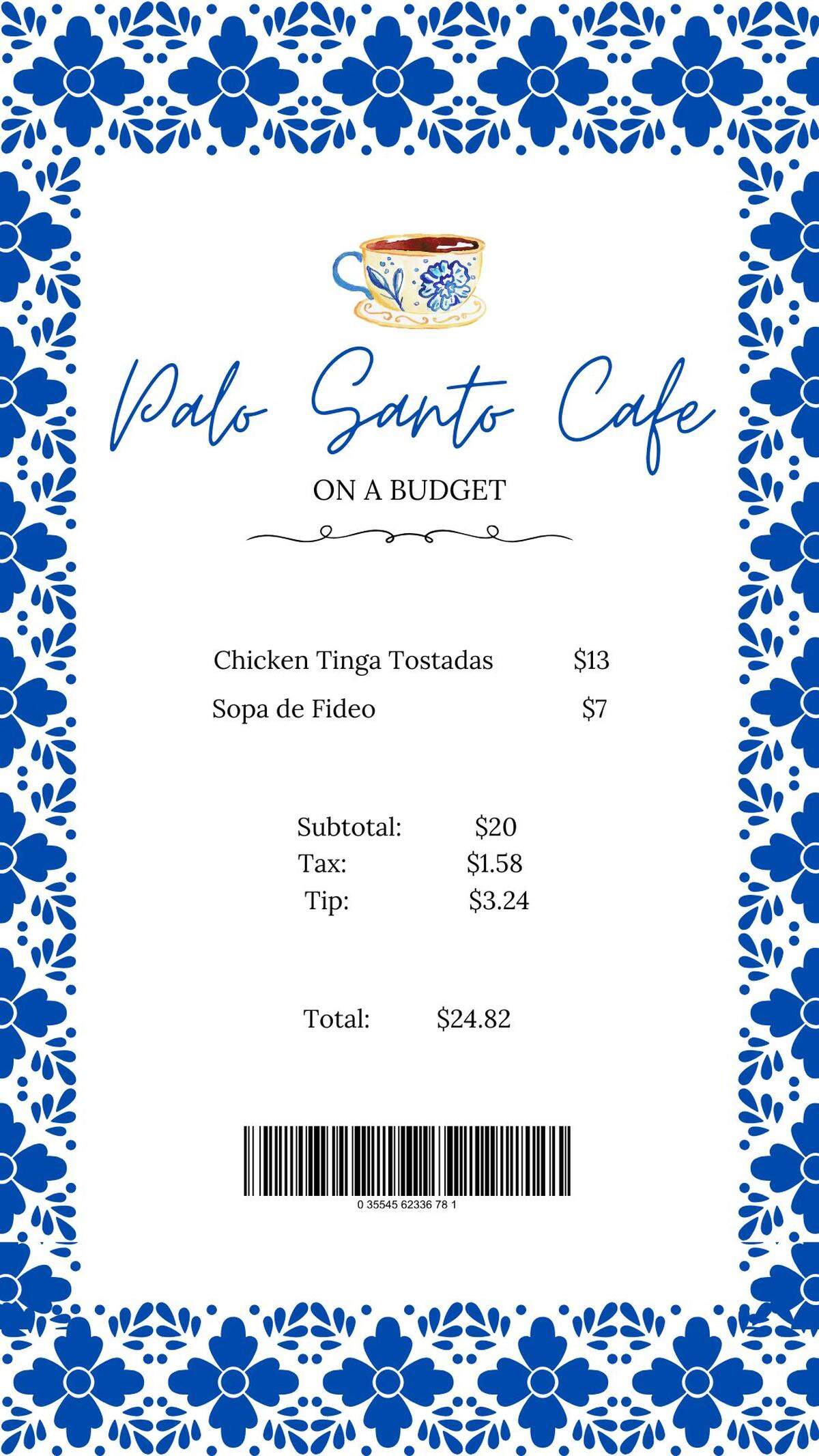 Visit Palo Santo Cafe in Riverbank, California, with The Modesto Bee’s “On A Budget” reporter.