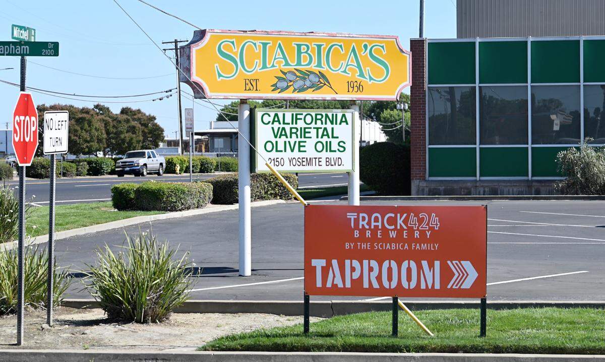 Sciabica’s and Track 424 Brewery on Yosemite Boulevard in Modesto, Calif., Friday, June 28, 2024.