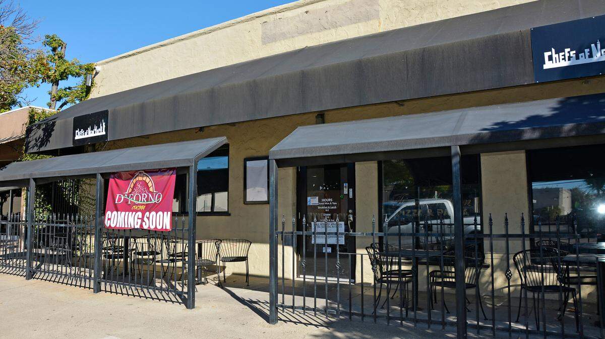 A new Italian restaurant, that will also serve some Mexican and Mediterranean dishes, is opening in the former Chefs of New York space in downtown Modesto, Calif.