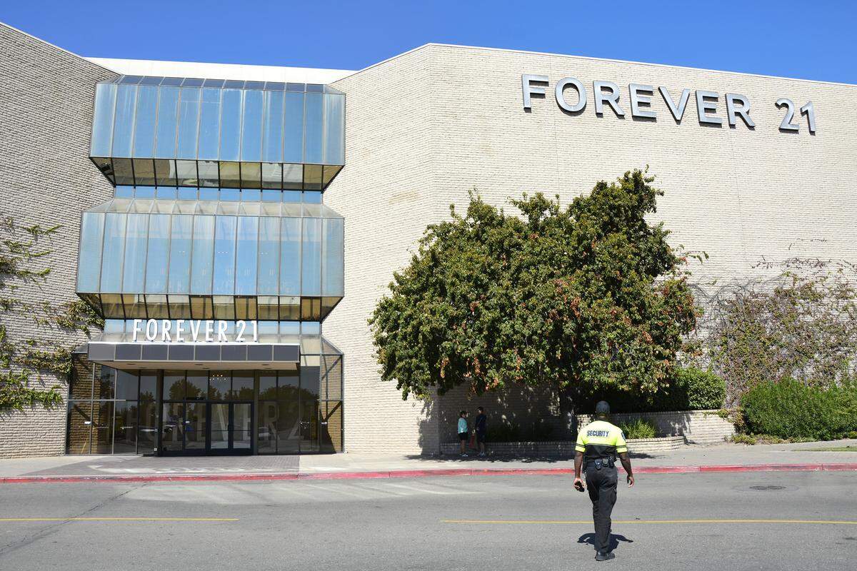 The Forever 21 in the Vintage Faire Mall pictured Oct. 2, 2019 in Modesto, Calif.