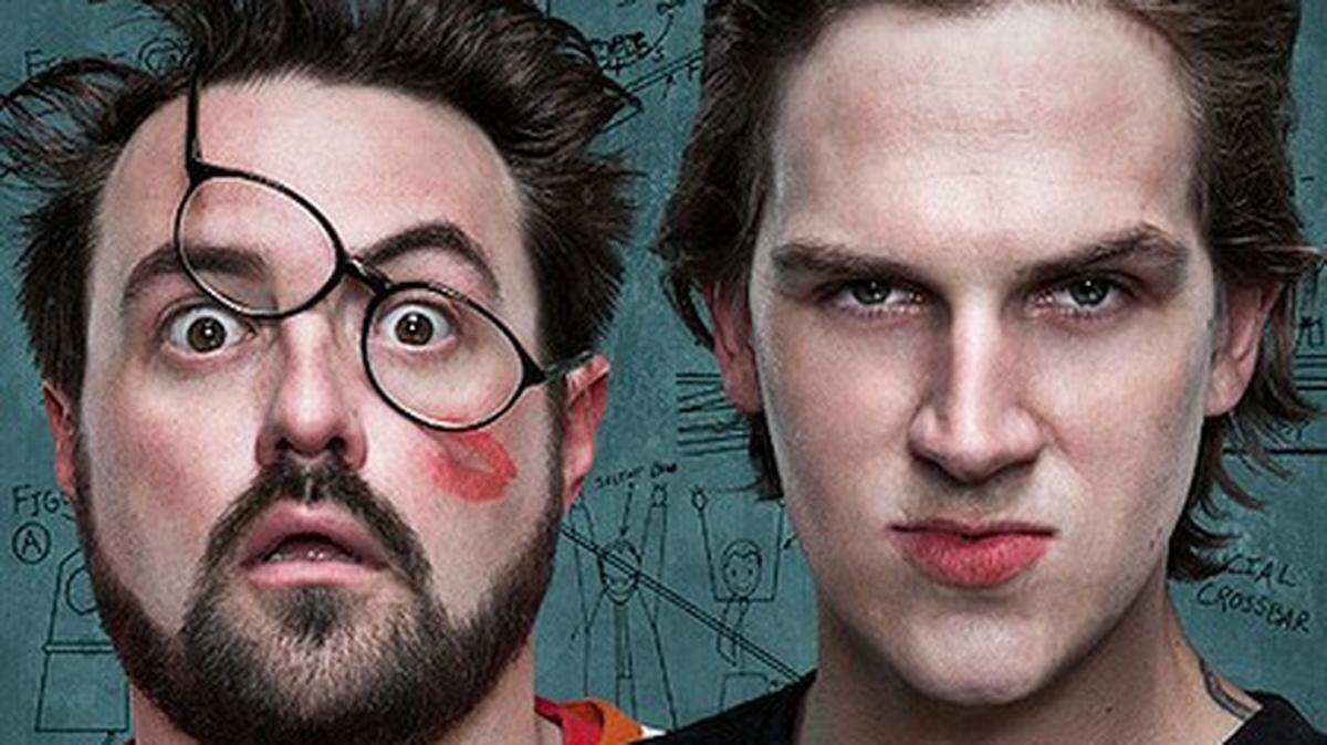 Writer/director Kevin Smith (L) and actor Jason Mewes will perform their comedy podcast, “Jay & Silent Bob Get Old” at the Gallo Center.