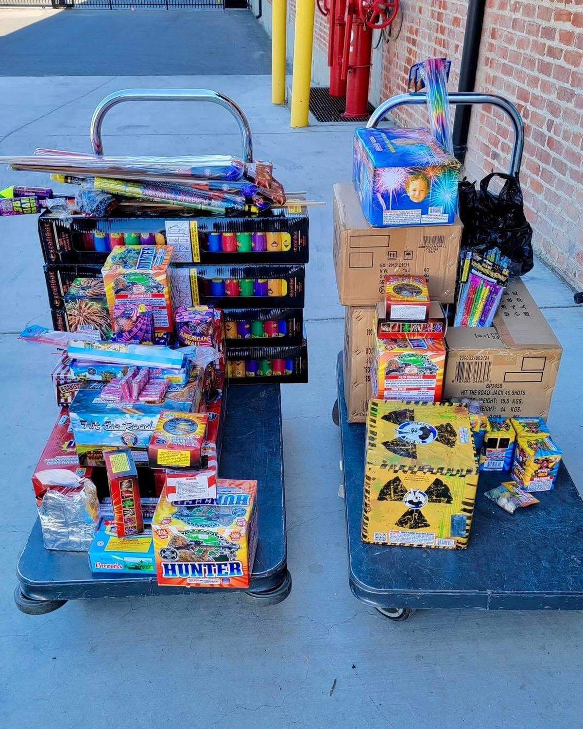 Modesto Police arrested a suspect for selling illegal fireworks last week.
