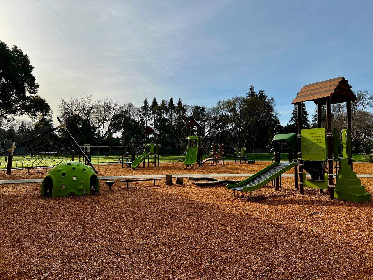 Lakewood Park in Modesto, Calif., was one of six parks to receive a new playground funded by Measure H.