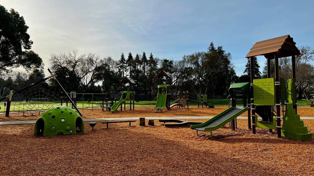 Lakewood Park in Modesto, Calif., was one of six parks to receive a new playground funded by Measure H.
