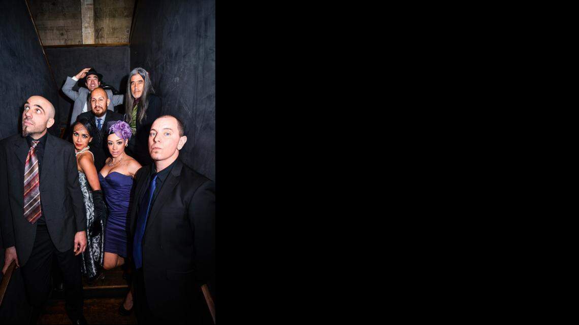  The Modesto-based Lograr Community Institute is celebrating Dia de los Muertos Saturday at the State Theatre with music, art and theater. The event will feature the bands Mariachi Luz De Luna, La Misa Negra (pictured), Mala-Mana and Babel, as well as artwork by Modesto native Francisco Franco.
