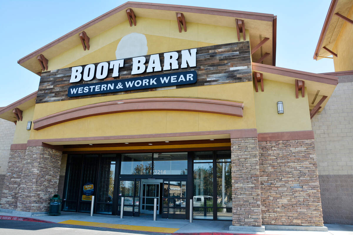 Work on the new Boot Barn in Monte Vista Crossings continues Oct. 15, 2021 in Turlock, Calif.