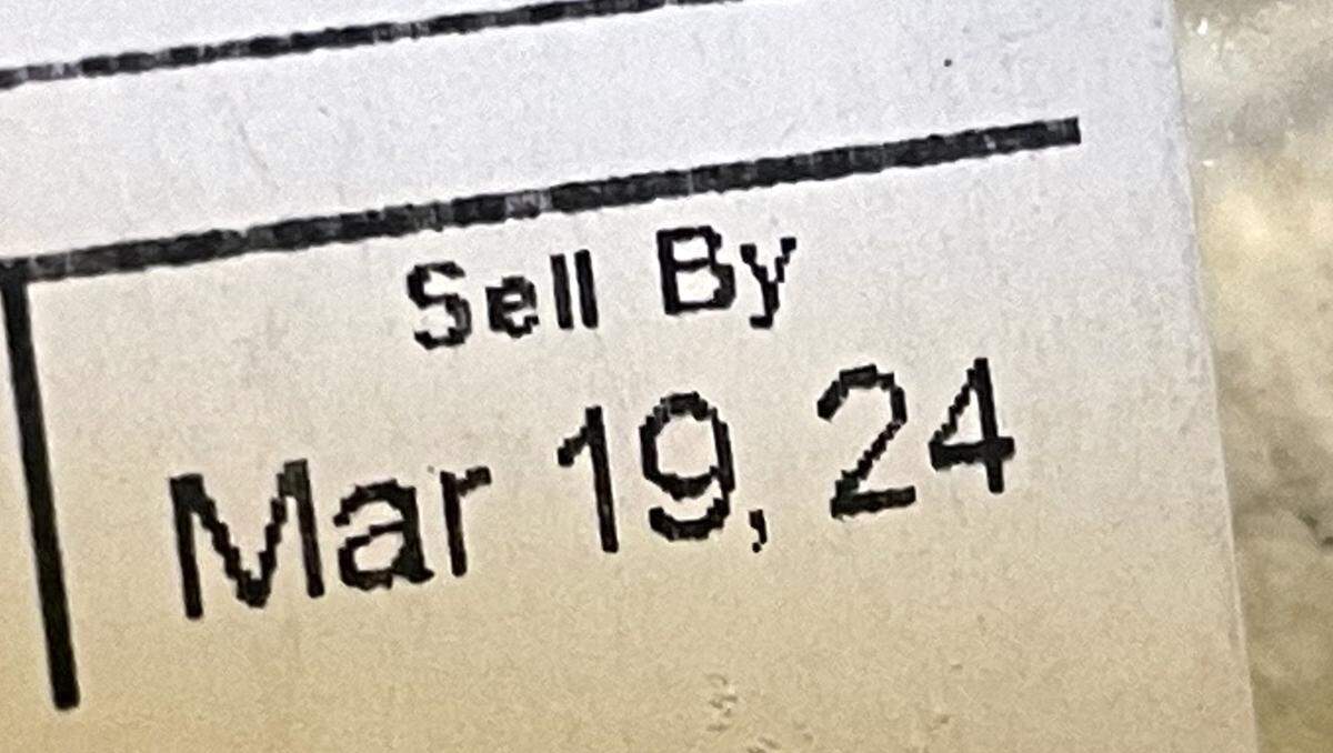 This expiration date was on a package of donut holes at a demonstration of the Flashfood app. It will provide discounts for customers of the Save Mart Cos., based in Modesto CA, starting March 20, 2024.