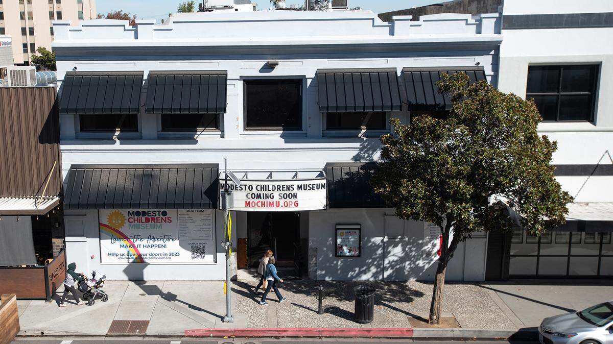 Future site of the Modesto Children’s Museum at the former Heart & Soul, a coffeehouse on 11th Street. Photographed in Modesto, Calif., Thursday, Nov. 3, 2022.