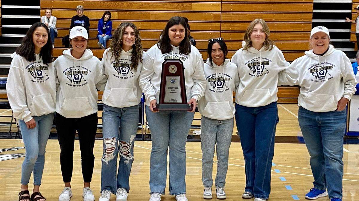 The MJC women’s golf team was honored after winning its second straight CCCAA State Championship. It is the team’s third title since 2017.